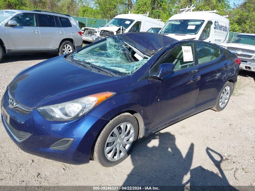 2013 Hyundai Elantra Gls VIN: 5NPDH4AE3DH163049 Lot: 51167614