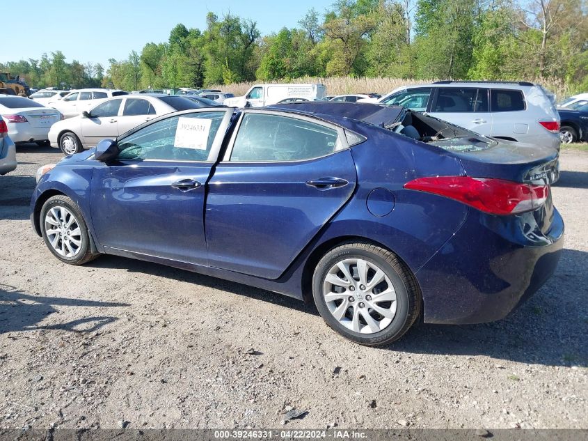 2013 Hyundai Elantra Gls VIN: 5NPDH4AE3DH163049 Lot: 51167614