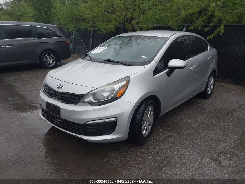 2016 Kia Rio Lx VIN: KNADM4A33G6661712 Lot: 39246338