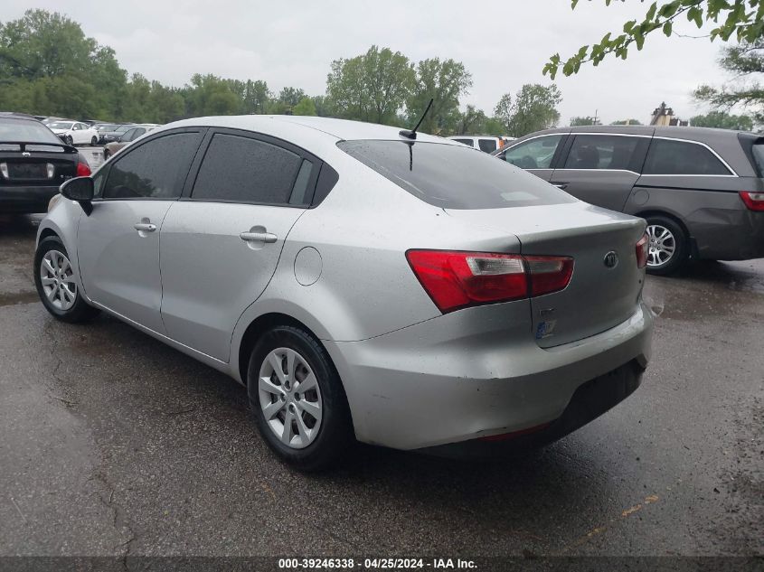 2016 Kia Rio Lx VIN: KNADM4A33G6661712 Lot: 39246338