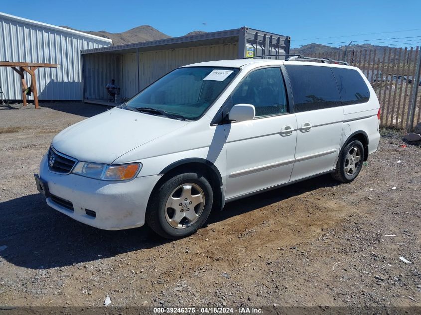 2001 Honda Odyssey Ex VIN: 2HKRL18711H573760 Lot: 39246375