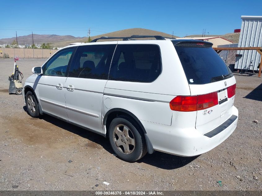 2001 Honda Odyssey Ex VIN: 2HKRL18711H573760 Lot: 39246375