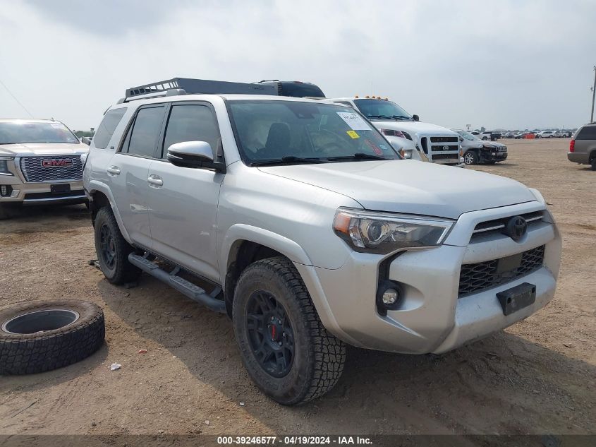 2021 Toyota 4Runner Sr5 Premium VIN: JTENU5JR7M5874161 Lot: 39246577