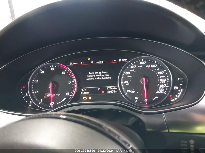 2014 AUDI RS 7 4.0T PRESTIGE WUAW2AFC6EN903780
