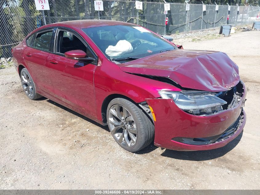 2015 Chrysler 200 S VIN: 1C3CCCBG5FN614834 Lot: 39246686
