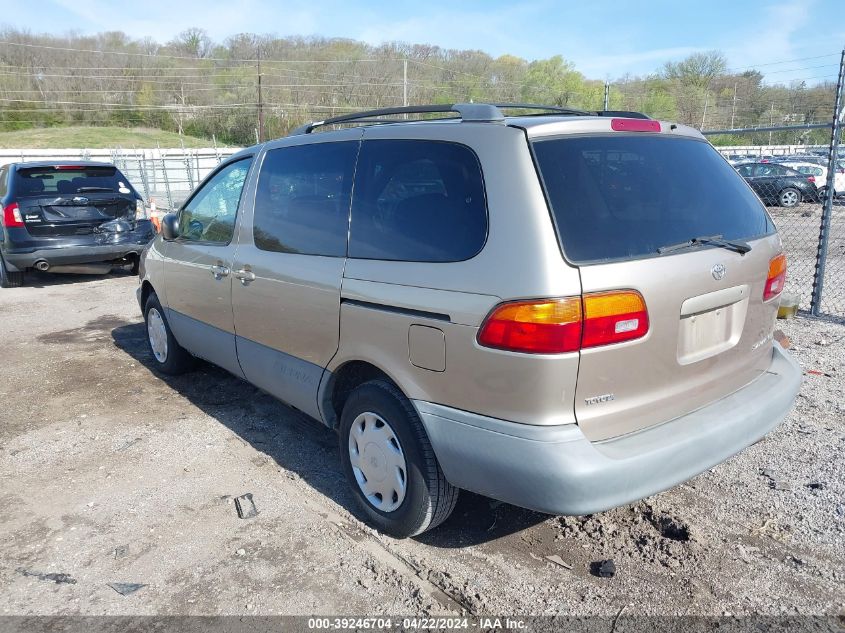 2000 Toyota Sienna Le VIN: 4T3ZF13C8YU247856 Lot: 39246704