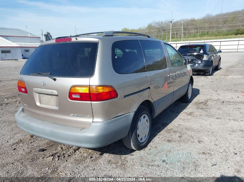 2000 Toyota Sienna Le VIN: 4T3ZF13C8YU247856 Lot: 39246704