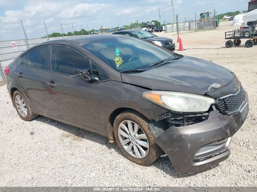 2014 Kia Forte Lx VIN: KNAFX4A65E5237543 Lot: 39246712