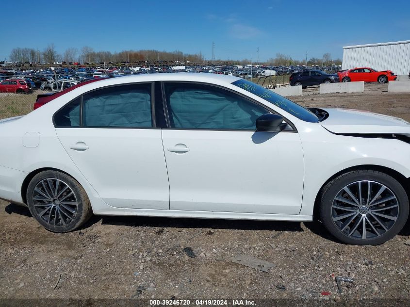 2016 Volkswagen Jetta 1.8T Sport VIN: 3VWD17AJ2GM347820 Lot: 39246720