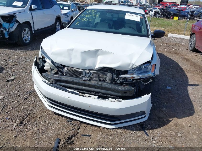 2016 Volkswagen Jetta 1.8T Sport VIN: 3VWD17AJ2GM347820 Lot: 39246720