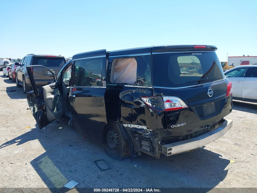 2015 Nissan Quest S VIN: JN8AE2KP8F9125672 Lot: 39246728