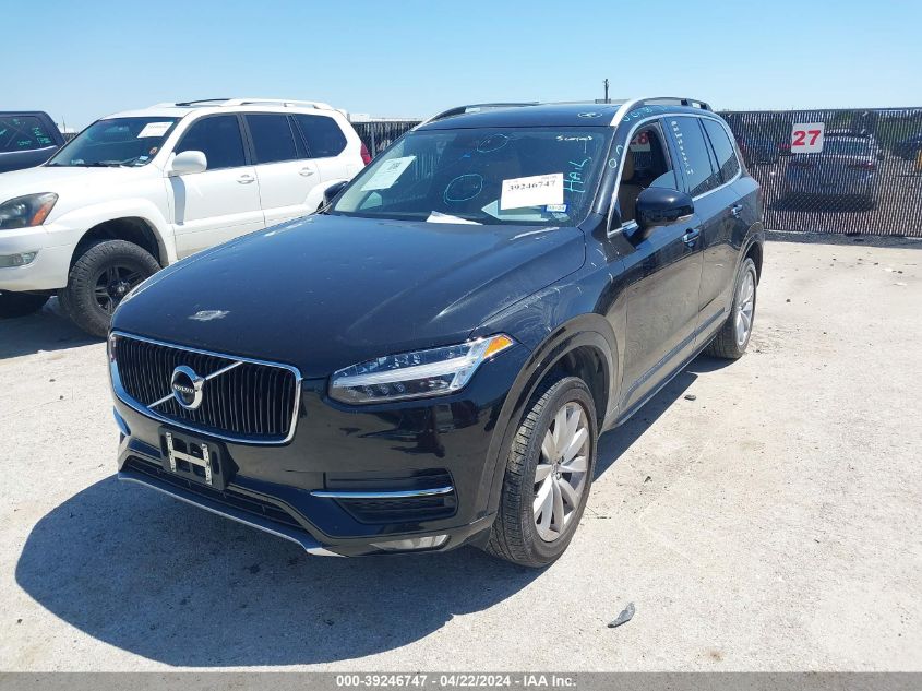 2016 Volvo Xc90 T6 Momentum VIN: YV4A22PK3G1086021 Lot: 39246747