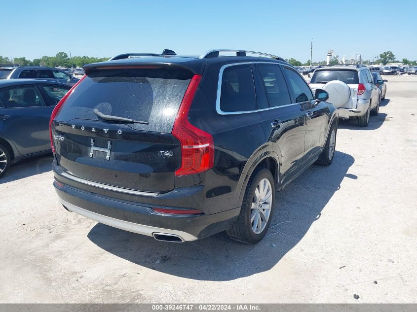 2016 Volvo Xc90 T6 Momentum VIN: YV4A22PK3G1086021 Lot: 39246747