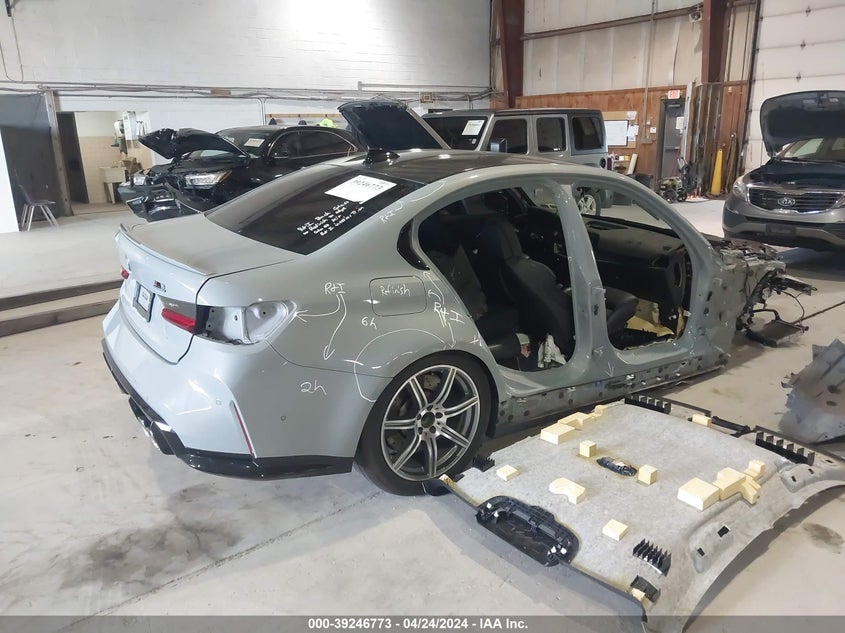 2021 BMW M3 Competition VIN: WBS33AY0XMFL37866 Lot: 39246773