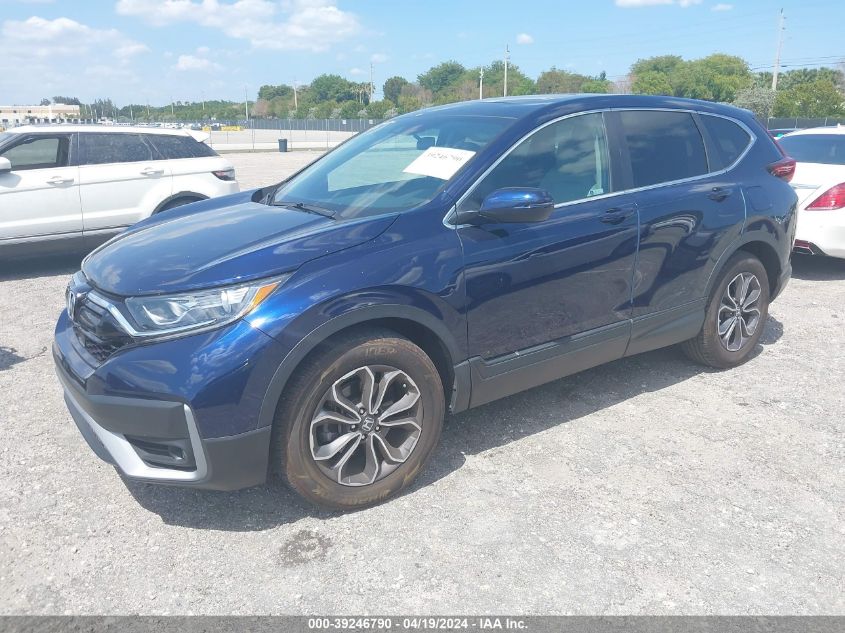 2022 Honda Cr-V 2Wd Ex VIN: 5J6RW1H50NA015752 Lot: 39246790