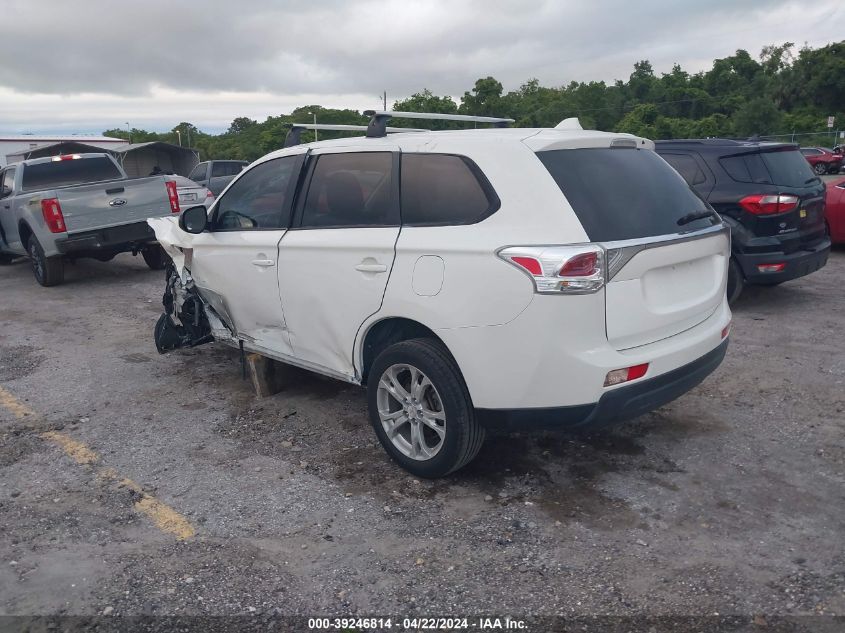 2014 Mitsubishi Outlander Es VIN: JA4AD2A32EZ013276 Lot: 39246814