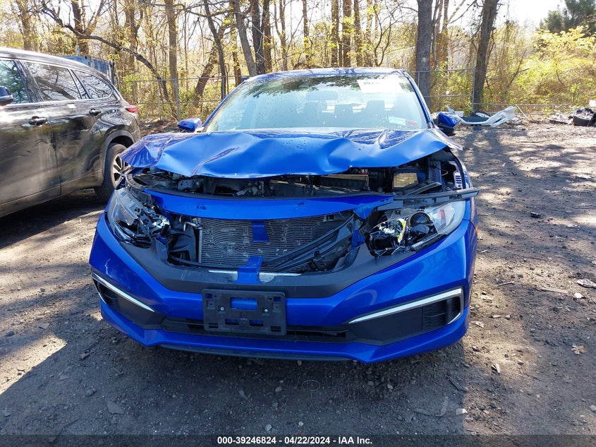2021 HONDA CIVIC LX - 19XFC2F60ME200804