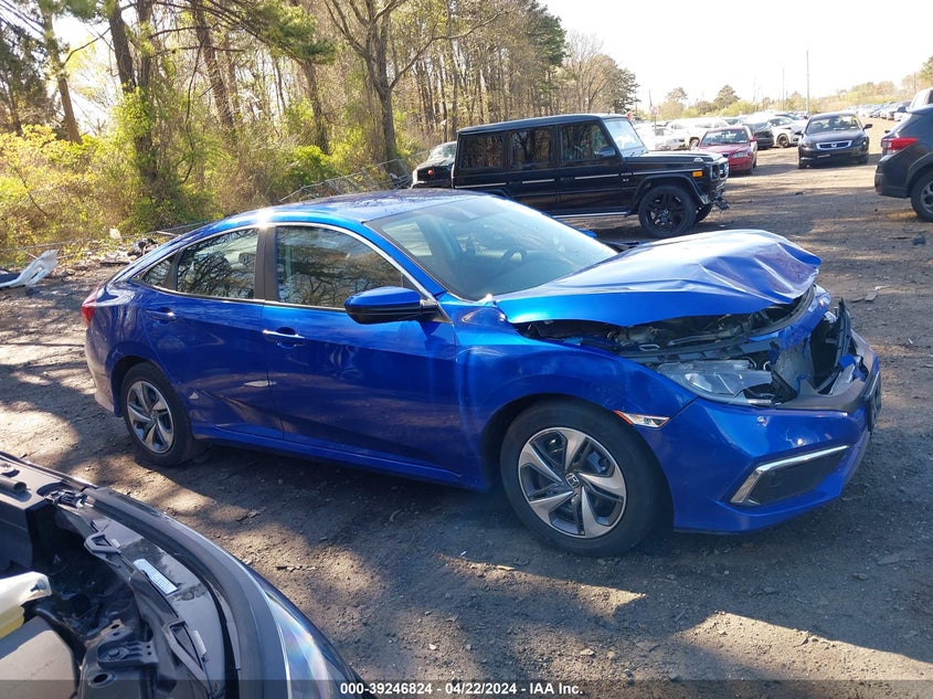 2021 HONDA CIVIC LX - 19XFC2F60ME200804