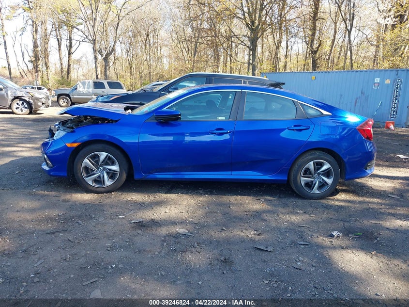 2021 HONDA CIVIC LX - 19XFC2F60ME200804