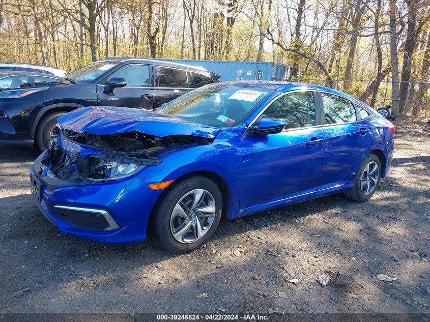 2021 HONDA CIVIC LX - 19XFC2F60ME200804