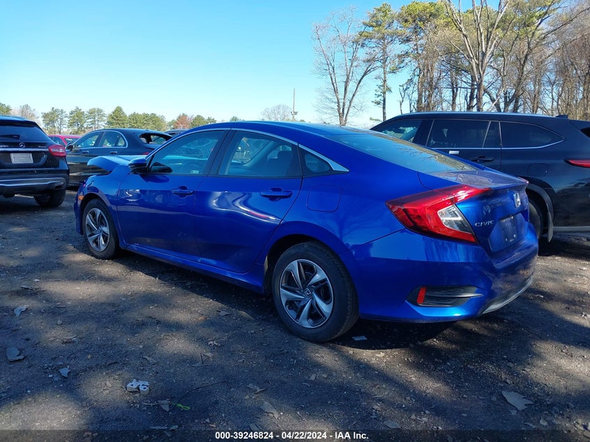 2021 HONDA CIVIC LX - 19XFC2F60ME200804