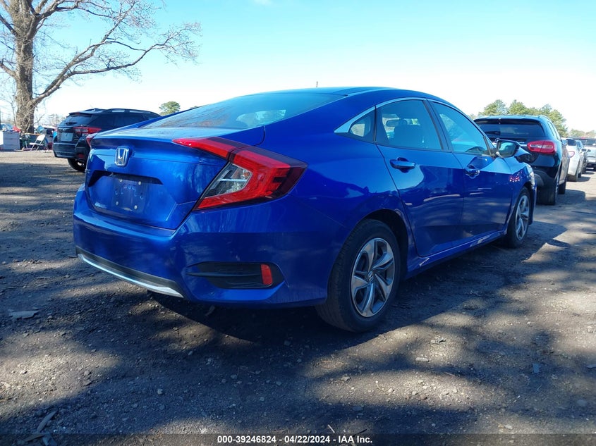 2021 HONDA CIVIC LX - 19XFC2F60ME200804
