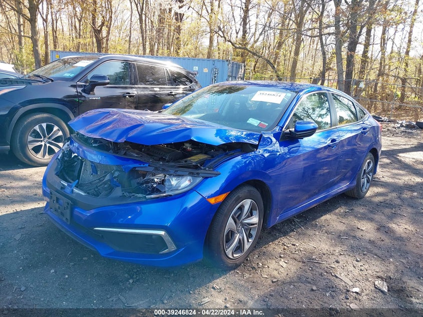 2021 HONDA CIVIC LX - 19XFC2F60ME200804
