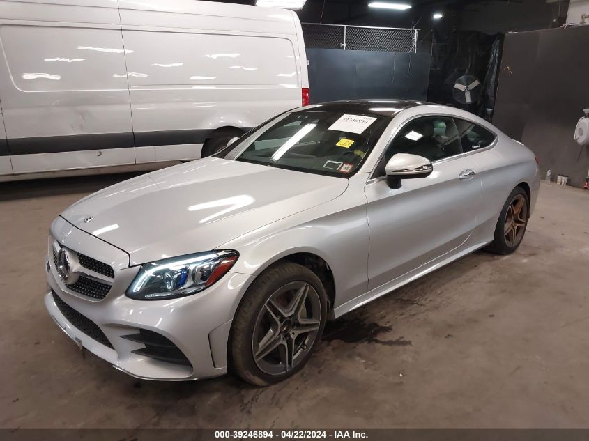 WDDWJ8EBXKF835609 2019 MERCEDES-BENZ C CLASS - Image 2