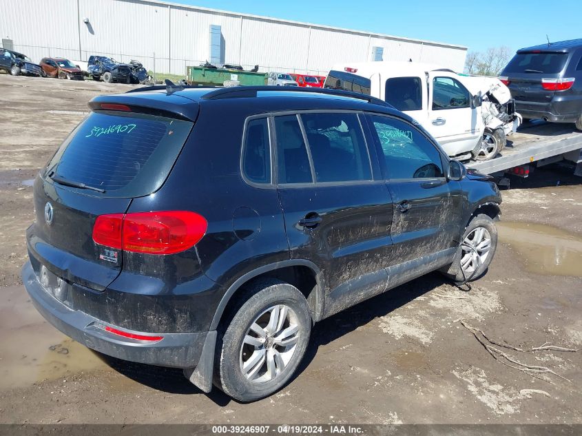 2017 Volkswagen Tiguan 2.0T S VIN: WVGBV7AX4HW510239 Lot: 39246907