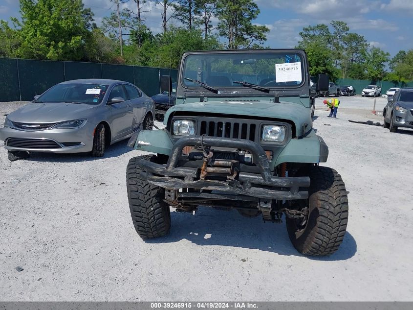 1989 Jeep Wrangler / Yj VIN: 2J4FY29T3KJ134305 Lot: 39246915