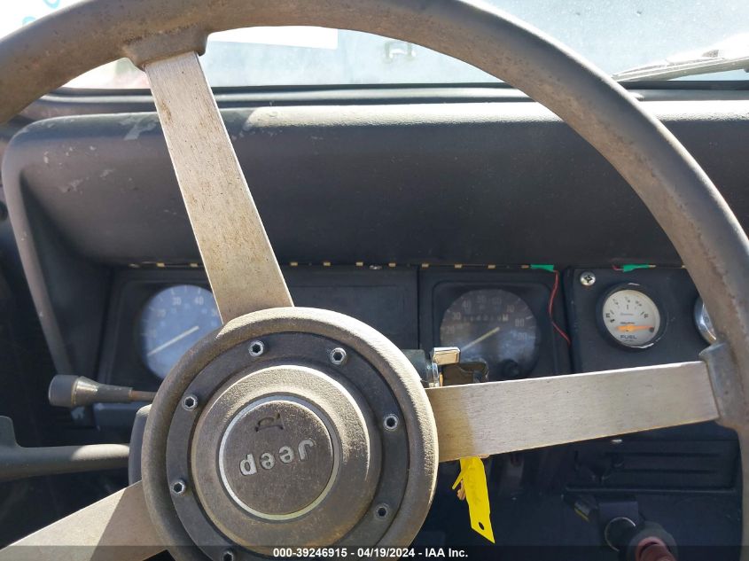 1989 Jeep Wrangler / Yj VIN: 2J4FY29T3KJ134305 Lot: 39246915