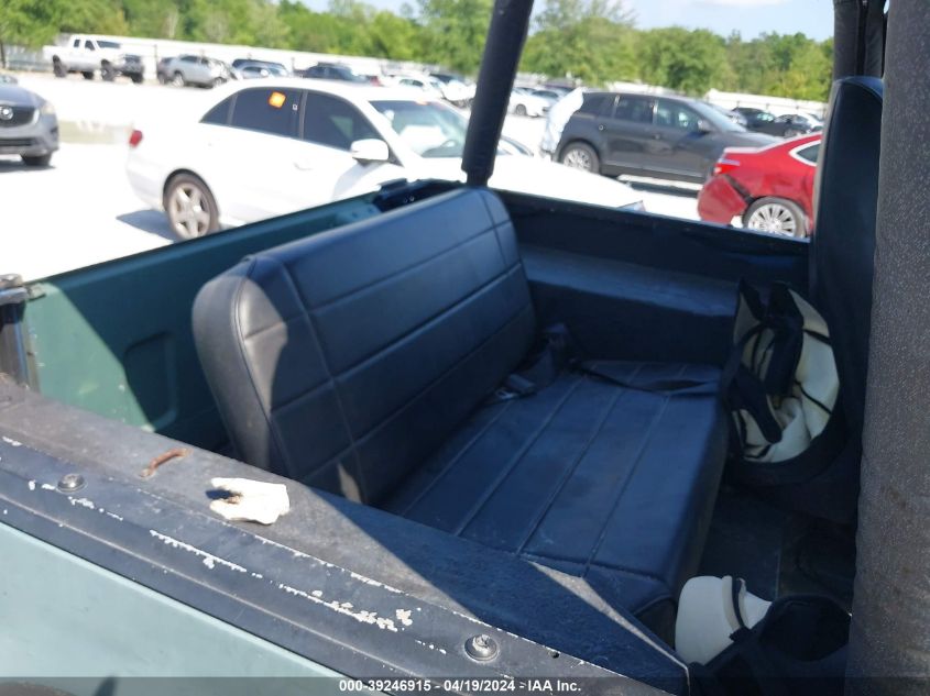 1989 Jeep Wrangler / Yj VIN: 2J4FY29T3KJ134305 Lot: 39246915