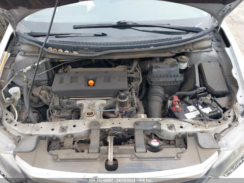 2012 Honda Civic Ex-L VIN: 2HGFB2F99CH520530 Lot: 39246967