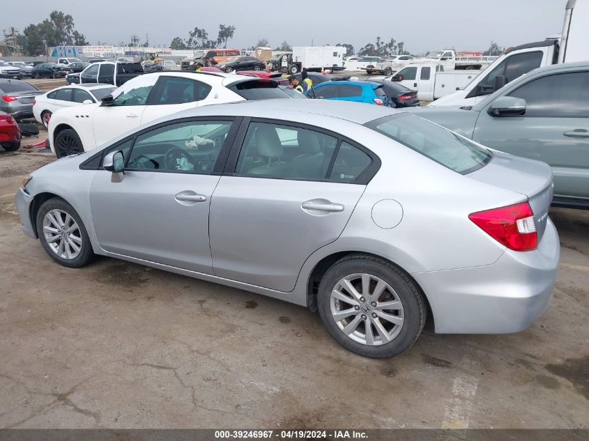 2012 Honda Civic Ex-L VIN: 2HGFB2F99CH520530 Lot: 39246967