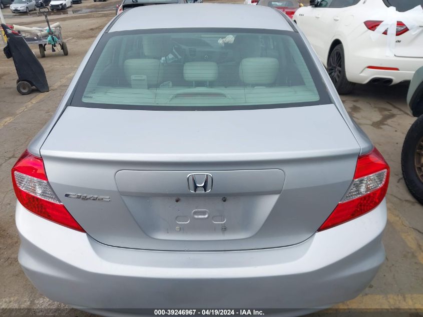 2012 Honda Civic Ex-L VIN: 2HGFB2F99CH520530 Lot: 39246967