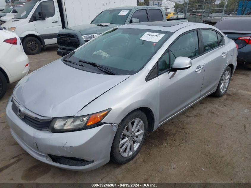 2012 Honda Civic Ex-L VIN: 2HGFB2F99CH520530 Lot: 39246967
