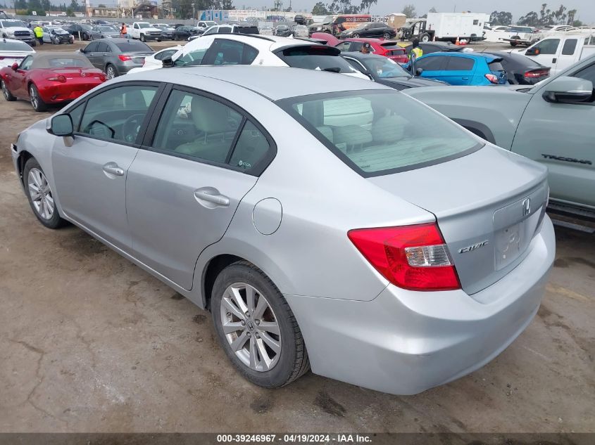 2012 Honda Civic Ex-L VIN: 2HGFB2F99CH520530 Lot: 39246967