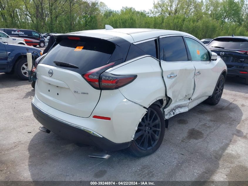 2023 Nissan Murano Sl Intelligent Awd VIN: 5N1AZ2CS6PC129030 Lot: 39246974