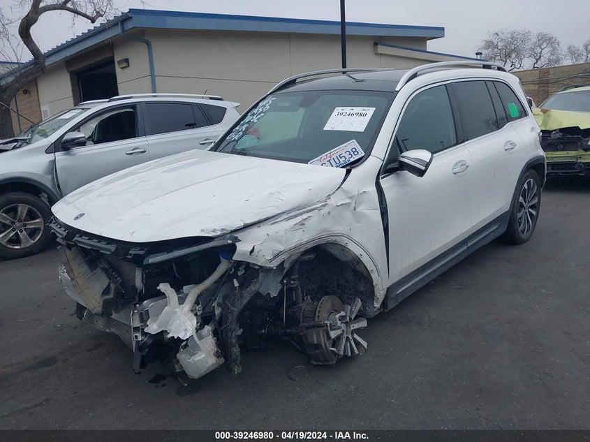 2020 Mercedes-Benz Glb 250 VIN: WDC4M4GB3LW012966 Lot: 39246980