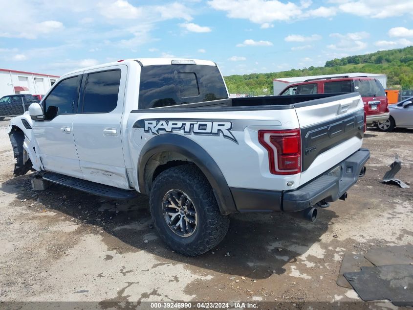 2017 Ford F-150 Raptor VIN: 1FTFW1RG8HFA64374 Lot: 39246990