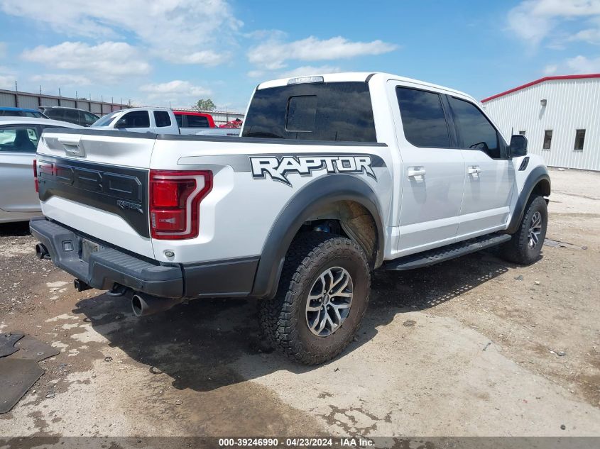 2017 Ford F-150 Raptor VIN: 1FTFW1RG8HFA64374 Lot: 39246990