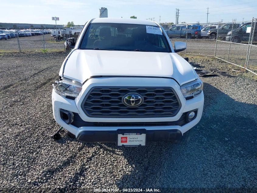 2021 Toyota Tacoma Trd Off-Road VIN: 5TFCZ5AN0MX260339 Lot: 39247057