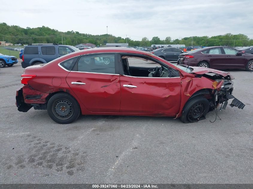 2017 Nissan Sentra Sv VIN: 3N1AB7AP1HL640125 Lot: 39247060