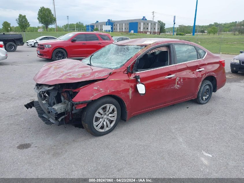 2017 Nissan Sentra Sv VIN: 3N1AB7AP1HL640125 Lot: 39247060