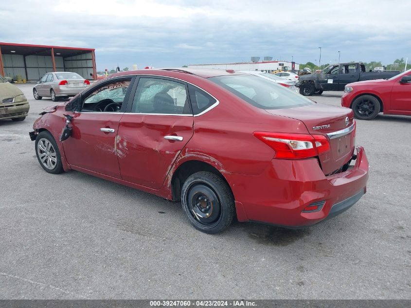 2017 Nissan Sentra Sv VIN: 3N1AB7AP1HL640125 Lot: 39247060