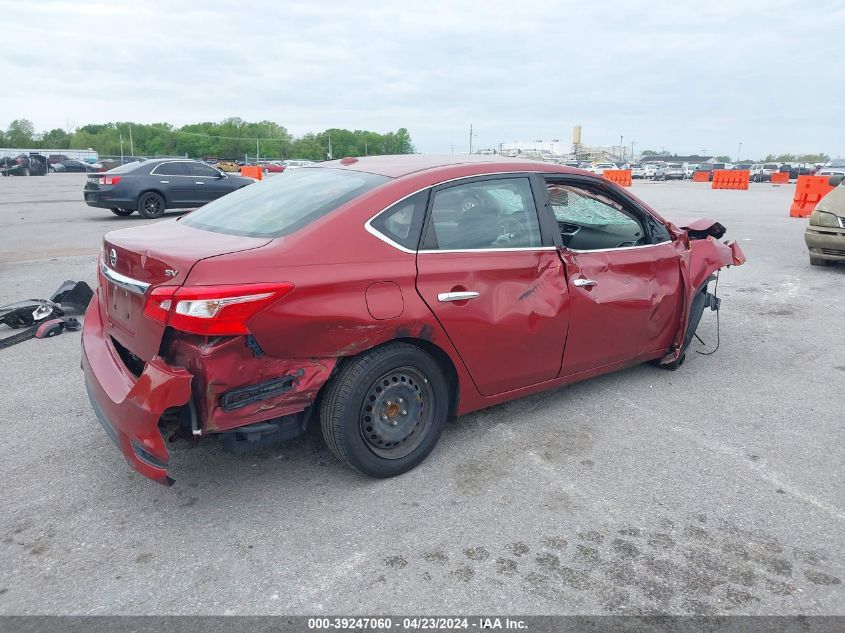 2017 Nissan Sentra Sv VIN: 3N1AB7AP1HL640125 Lot: 39247060