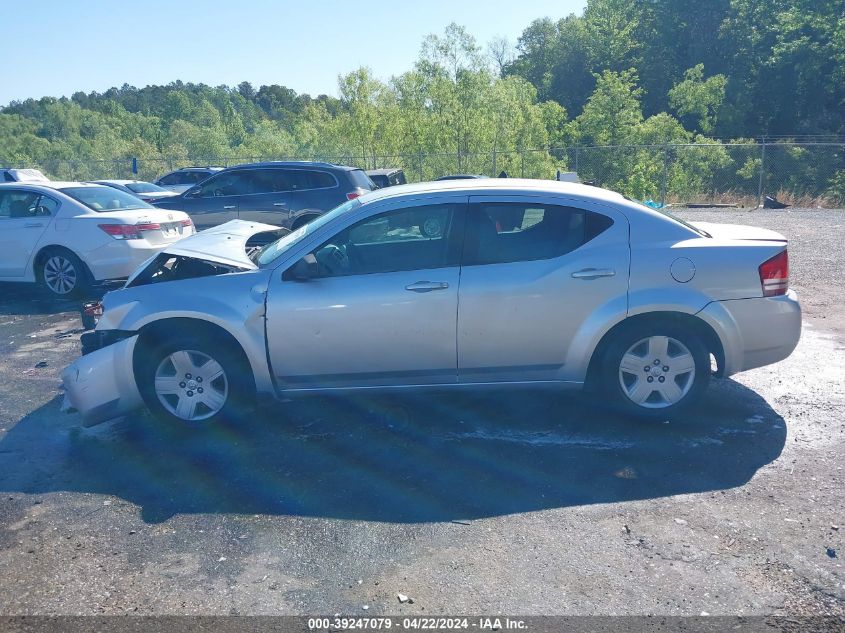 2008 Dodge Avenger Se VIN: 1B3LC46K18N286137 Lot: 39247079