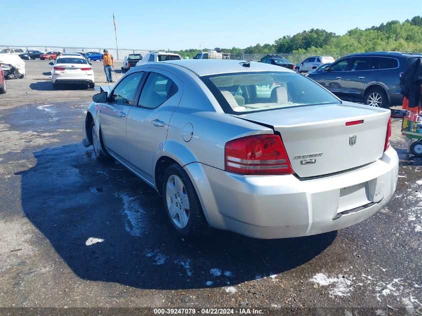 2008 Dodge Avenger Se VIN: 1B3LC46K18N286137 Lot: 39247079