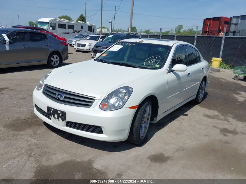 2005 Infiniti G35 VIN: JNKCV51E15M208537 Lot: 39247088