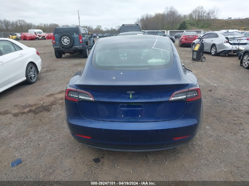 2018 Tesla Model 3 Long Range/Mid Range VIN: 5YJ3E1EA7JF077893 Lot: 39247101